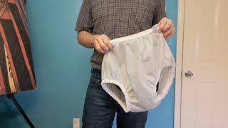 GIVEAWAY Carer Incontinence underwear and plastic pants great alternative to adult diapers [upl. by Analahs]