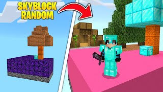 EN ESTE SKYBLOCK LOS BLOQUES CAMBIAN CADA MINUTO DE MANERA RANDOM ft ELPeyo [upl. by Llenaj]