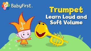 Trumpet  Notekins  Music Videos  BabyFirst TV [upl. by Haerr]