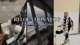 RELOCATION VLOG Moving Abroad Alone  Travel prep [upl. by Old]