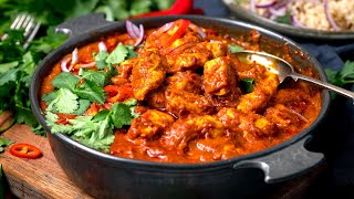 Chicken Madras  A Homemade Spicy Curry [upl. by Ahsienat525]