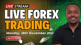 Live Forex Trading Session and Chart Analysis 18th November 2024  London Session [upl. by Arin]