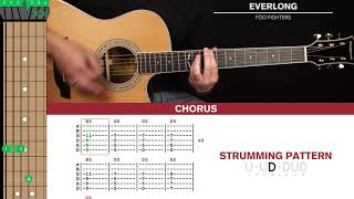 Everlong Guitar Cover Foo Fighters 🎸Tabs  Chords [upl. by Akkimat]