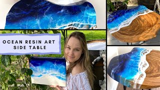 Ocean Resin Art Table life updates courses and more IM BACK [upl. by Nigam]