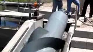 Elecrticity Generators driven by Archimedes Screw Turbine [upl. by Kiryt]