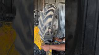 Tractor tyre button cutting machine part1 short shorts [upl. by Noired292]