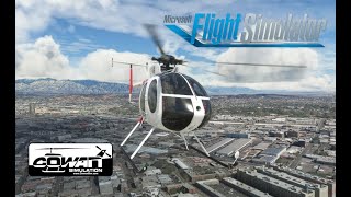 MSFS Cowansim MD500E at Hooper Heliport  Real Helicopter Pilot Plays Microsoft Flight Simulator [upl. by Anet103]