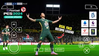 RELEASE  eFootball PES 2024 PPSSPP Mod BRI Liga 1 Indonesia amp Liga Eropa di Android Terbaru 2023 [upl. by Krell]