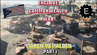 Enclave Commonwealth War 22 Fallout 4 [upl. by Ardnasella692]