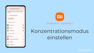 Konzentrationsmodus einstellen  Xiaomi Android 14  HyperOS 1 [upl. by Idorb43]