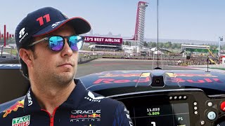 How fast is Checo Perez at Circuit of the Americas ⏱️🇺🇸 Oracle Virtual Laps [upl. by Sterrett]