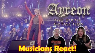 Musicians react to hearing Ayreon  The Sixth Extinction 01011001  Live Beneath The Waves [upl. by Nyllewell]