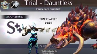 Flameborn Quillshot Dauntless Trial 034 Tempest Hammer [upl. by Dorie]