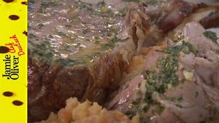 LammbratenItalienischer Lammbraten aus der Keule  Jamie Oliver auf Deutsch [upl. by Anceline]