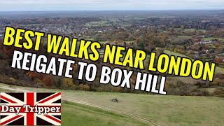 Best Walks Near London  Reigate to Box Hill and Dorking  North Downs Way [upl. by Ennaed684]