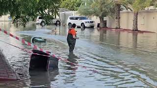 Volantexrc Vector SR80 PRO RC Boat in Flooded Street in Dubai RC Spirit [upl. by Ammon]