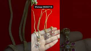 Order on whatsapp 9363657195dm pendantchain fashion gold ✨ OFFER 🔥 [upl. by Arraik3]