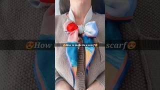 How to tie masculine scarf knots😘shorts youtubeshorts viralshorts [upl. by Noyar862]