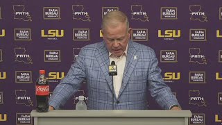 LSU head coach Brian Kelly talked about how LSU played against USC [upl. by Eveineg697]