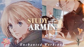 STUDY WITH ARMIN and others ˚✩ subliminal bundle w anime lofi mix for school amp work [upl. by Erodroeht]