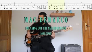 Mac DeMarco  Freaking Out The Neighborhood Bass Cover  Tabs [upl. by Siram737]