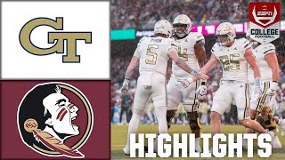 🚨 UPSET ALERT 🚨 Florida State Seminoles vs Georgia Tech Yellow Jackets  Full Game Highlights [upl. by Apollus]