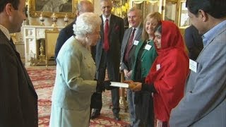 Malala Yousafzai meets the Queen [upl. by Genie727]