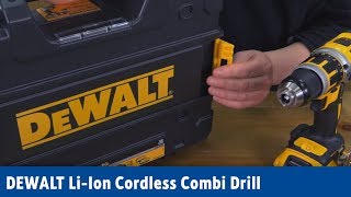 DEWALT LiIon Cordless Combi Drill  Screwfix [upl. by Franny]