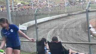 Sprintcars Qualifying Chariots Of Thunder Night 3 Northline Speedway Darwin [upl. by Eecal]