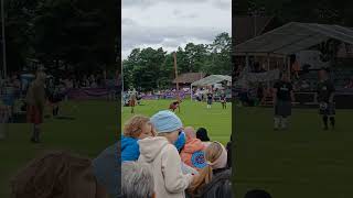 Caber tossing fail at Ballater Highland Games scotland highlandgames [upl. by Kcirredal]