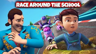 rudra Cartoon  Race Around The School  rudracartoon kidsonly cartoon [upl. by Deane]