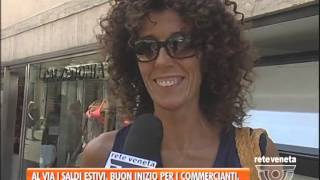 05072014BASSANO AL VIA I SALDI ESTIVI PER I COMMERCIANTI UN BUON INIZIO [upl. by Sirkin]