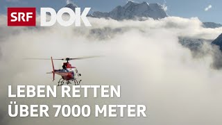 Die Bergretter in Himalaya – Rettungshelikopter in eisigen Höhen  Doku  SRF Dok [upl. by Lonnard636]