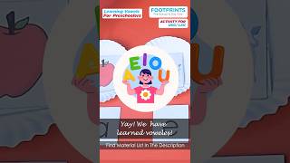 Vowels for Kids KidsActivities Shorts LearningEnglish footprintsChildcare [upl. by Narej573]