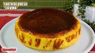 DELICIOSA TARTA DE QUESO DE LA VIÑA CON SOLO 5 INGREDIENTES FÁCIL TE ENCANTARÁ [upl. by Ydnat]