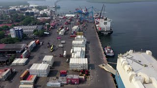 Puertos nicaragüenses movilizan más de 90 mil toneladas de carga fortaleciendo el comercio [upl. by Ettevets608]