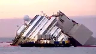 Raising the Costa Concordia A Time Lapse [upl. by Eidnak]