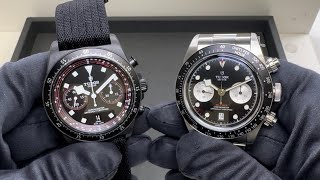 Tudor Black Bay Chrono vs Pelagos FXD Chrono Cycling Edition [upl. by Arret650]