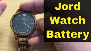 Jord Wooden Watch Battery ReplacementDIY Tutorial [upl. by Ofella122]