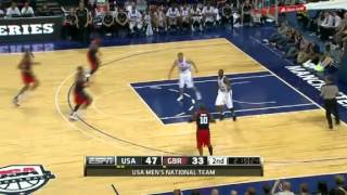 USA vs Great Britain Recap highlights 2012 olymipcs Basketball exhibition match [upl. by Manya]