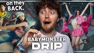 THEYRE ON A ROLL BABYMONSTER  DRIP Official MV  Reaction [upl. by Naej]