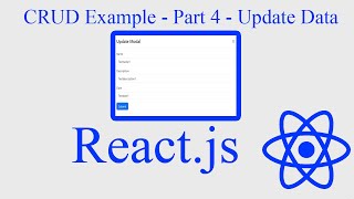 How to create a CRUD in React  Example with Modal  Part 4  Update Data [upl. by Atinnod917]