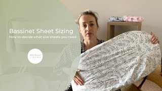 Bassinet Sheet Sizing [upl. by Rehtaeh]