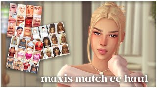 500 maxis match items amp links ✧˚⋆  the sims 4 cc haul [upl. by Dale721]