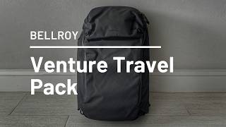 Bellroy Venture Travel Pack 26L Review  One of the BEST tech  minimal travel bags of the year [upl. by Delastre436]