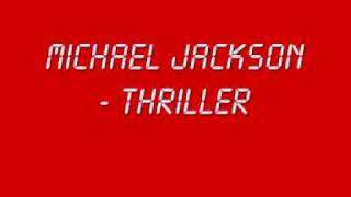 Michael Jackson  Thriller With Lyrics  HQ Sound [upl. by Nosnar]