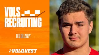 Tennessee football recruit ⭐️⭐️⭐️⭐️ Leo Delaney talks Tennessee visit and more I Vols recruiting [upl. by Petes]