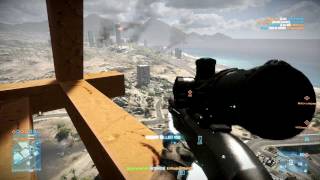 Battlefield 3 Sniping with 870MCS Shotgun [upl. by Enattirb]