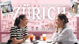 Visiting Bela Padilla in Switzerland Food Trip Urban River and Lake Swimming in Zürich  Kim Chiu [upl. by Hume]