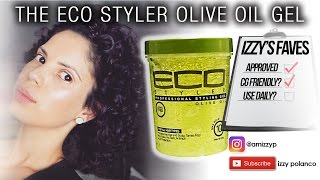 Eco Styler Olive Oil Gel Review [upl. by Wilie]